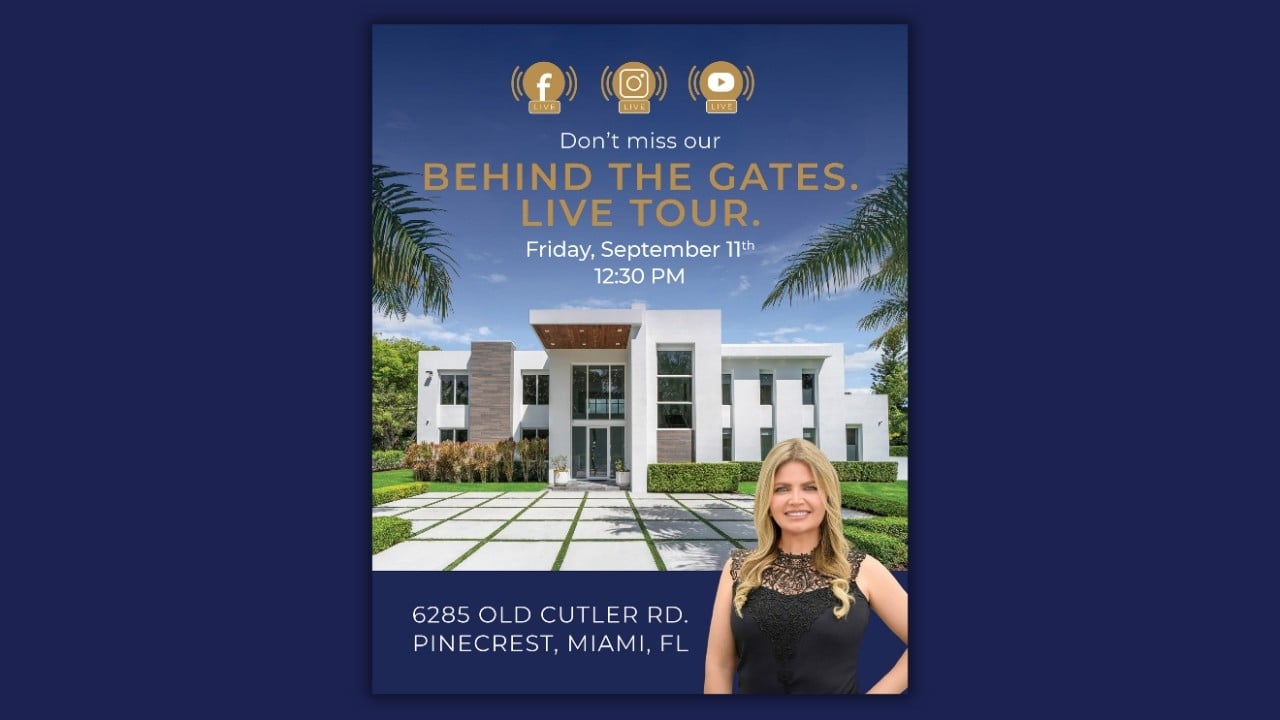 Behind The Gates: 6285 Old Cutler Rd Sept. 11th 12:30 PM