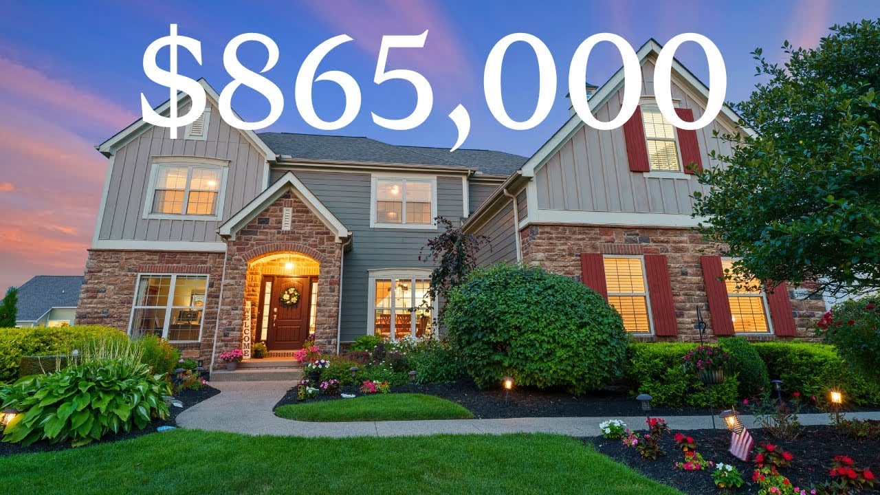 Tour an $865,000 Olentangy School District Home in Meadows at Lewis Center!