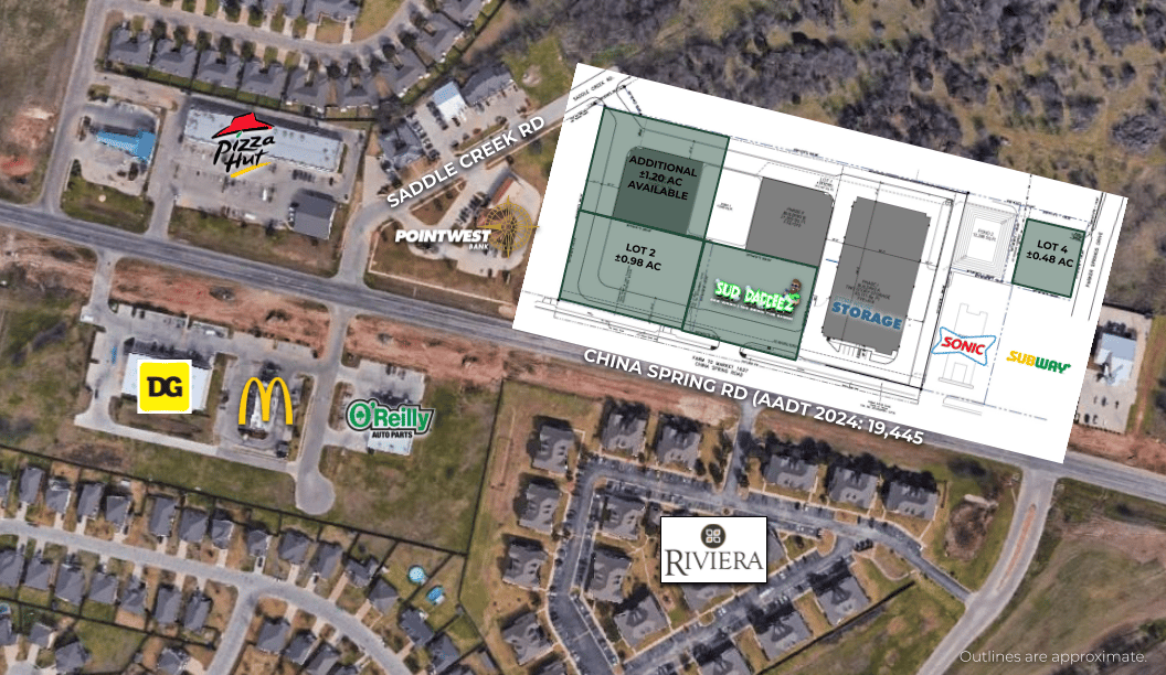 Pad Sites - China Spring Rd