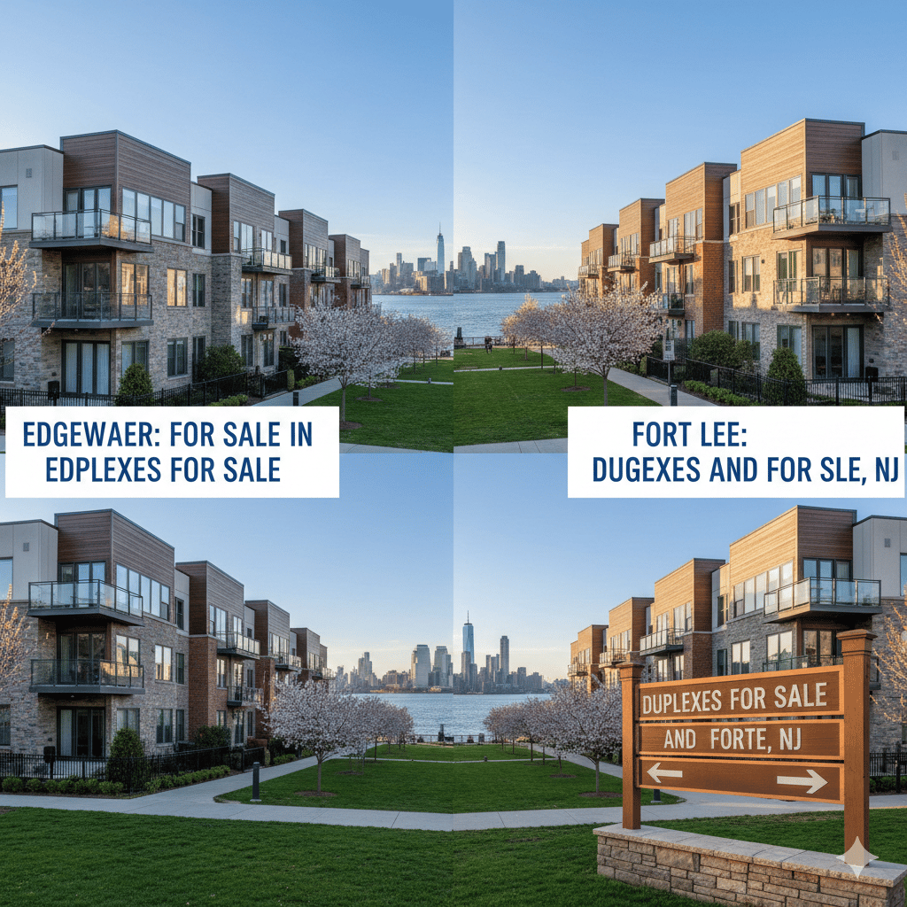 Duplexes for Sale in Edgewater and Fort Lee, NJ