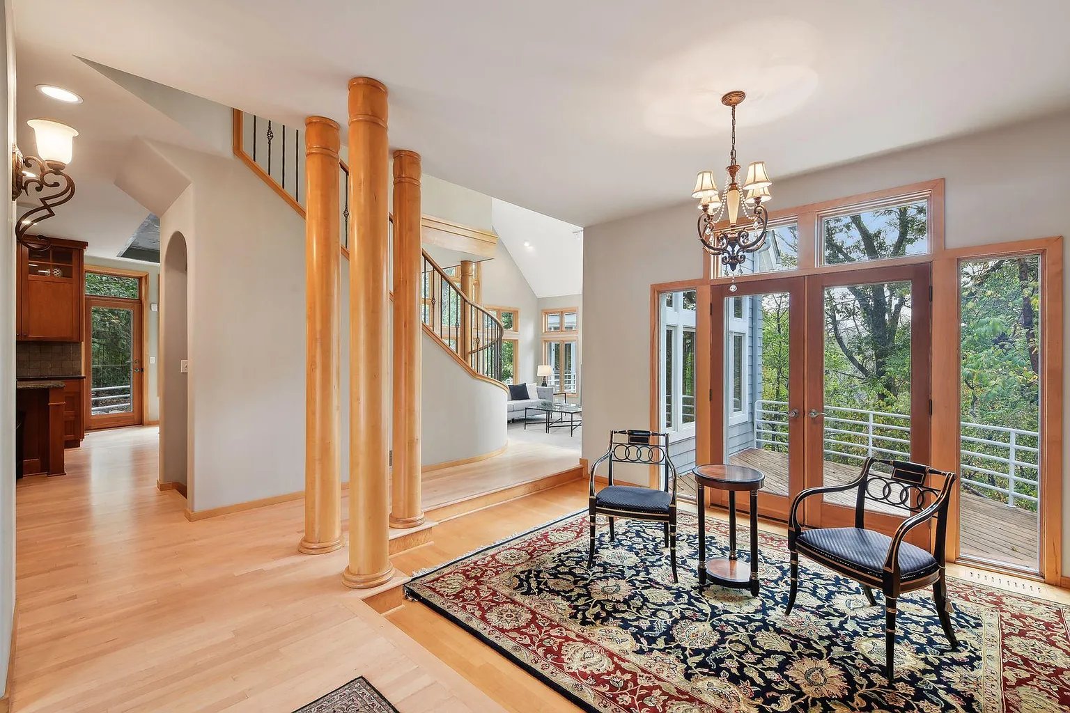 Custom 2-Story on Private Wooded Lot