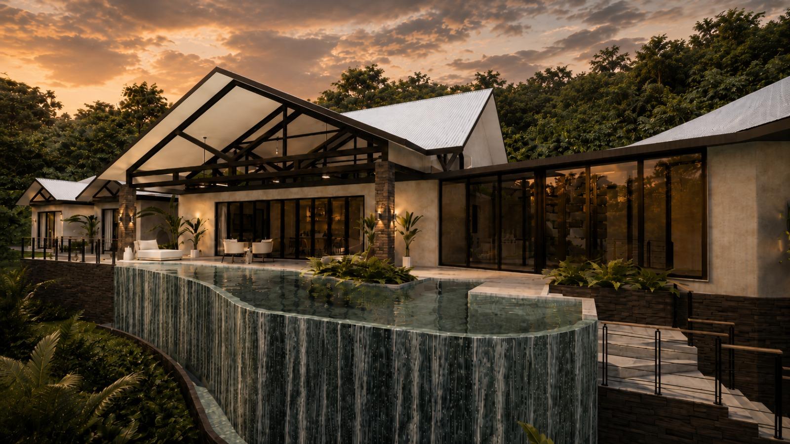 Lot 2 Little Pavones | Luxury Jungle Home with Casita and Infinity Pool Near Nosara, Costa Rica