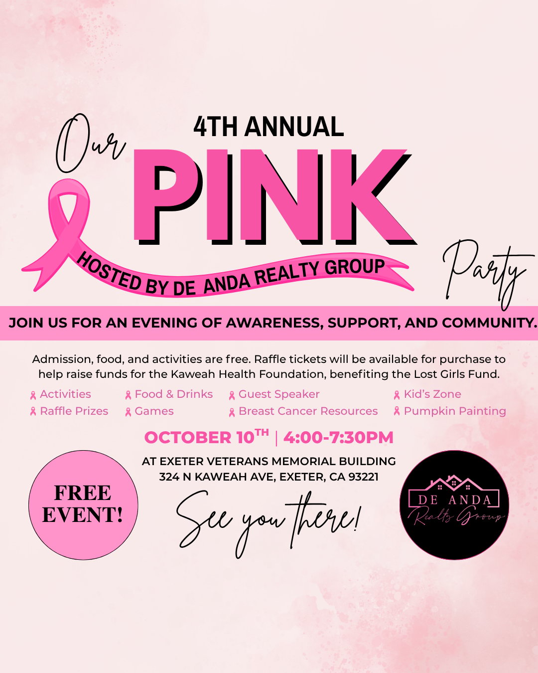 Pink Party RSVP