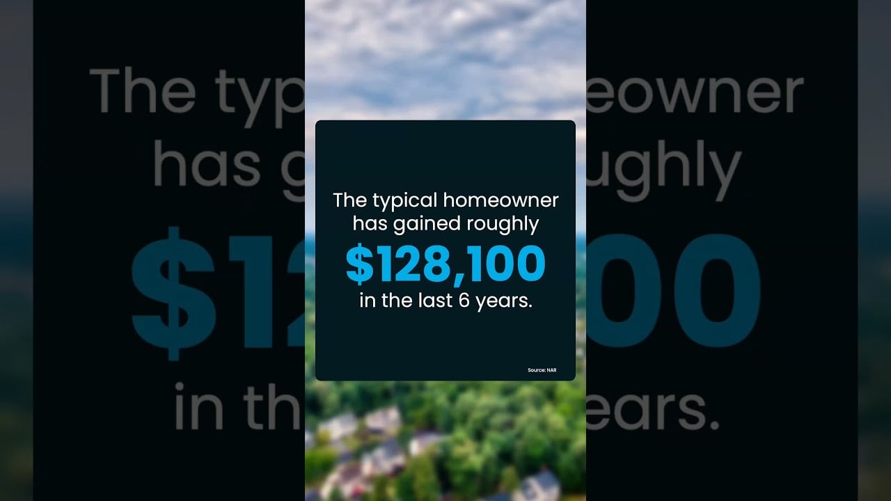  Homeowners Have Gained $128k in Equity in Just 6 Years