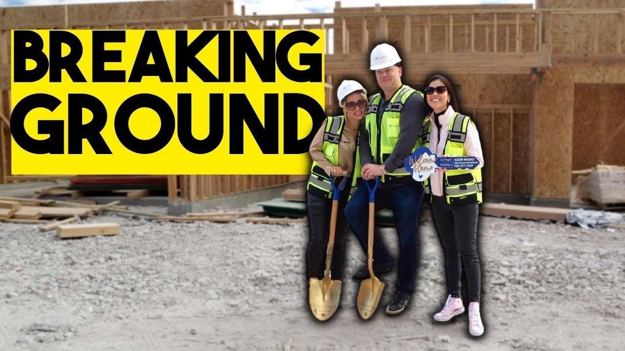 What Does It Look Like Breaking Ground For A New Construction Home in Las Vegas