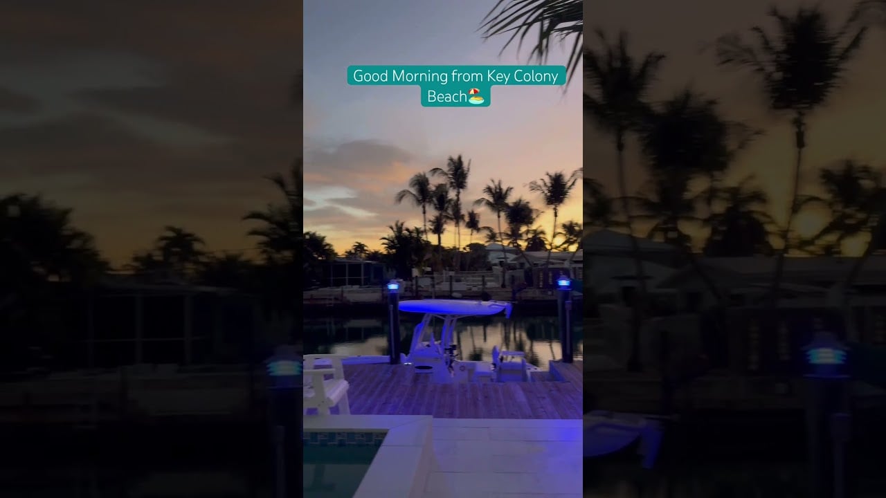 Good morning from Key Colony Beach ☀️🏖️ want to own your own piece of paradise? 📲305-393-1993