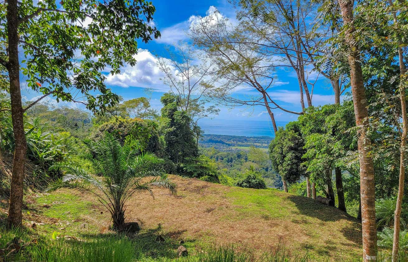 Large Uvita Lot With Whale’s Tail Ocean Views, Sunsets & Legal Water – Ready to Build!