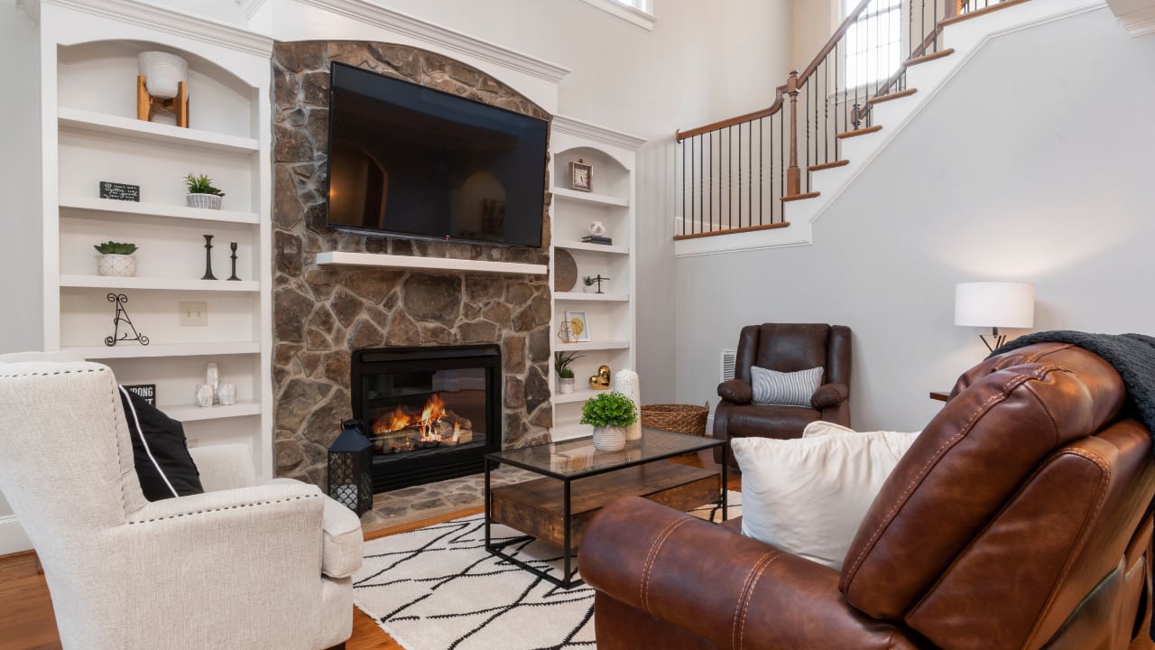 Menlo Park home interior showcasing luxury Silicon Valley real estate.