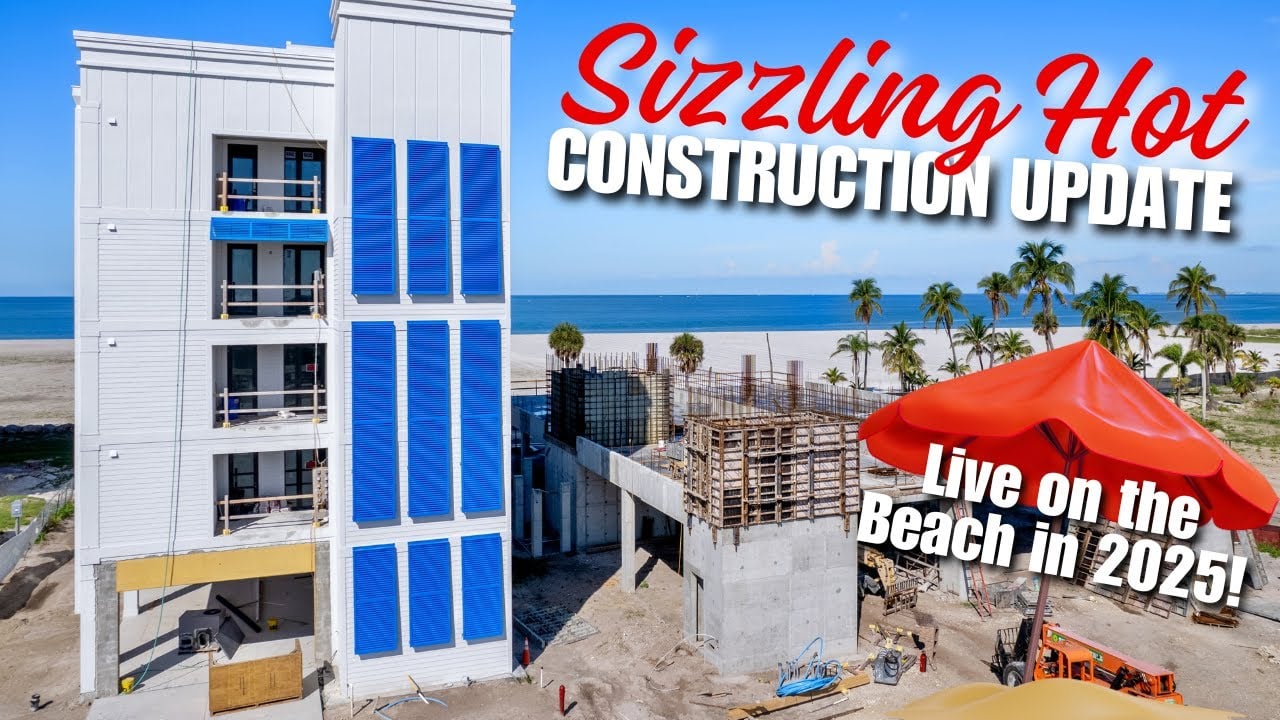 Gulfside Twelve July 2024 Construction Update | ONLY 7 UNITS LEFT!!!