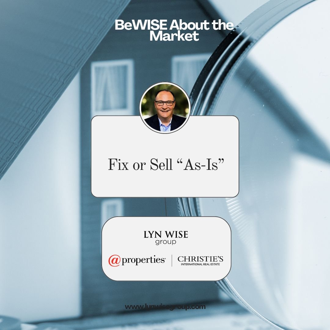 Fix or Sell "As-Is"