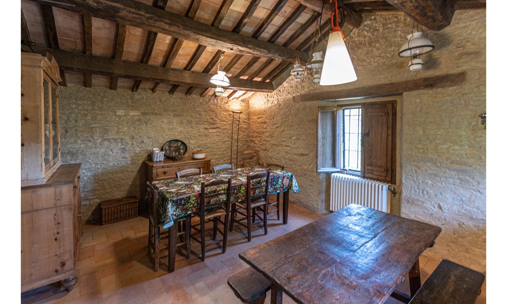 Stone Farmhouse Immersed In Nature