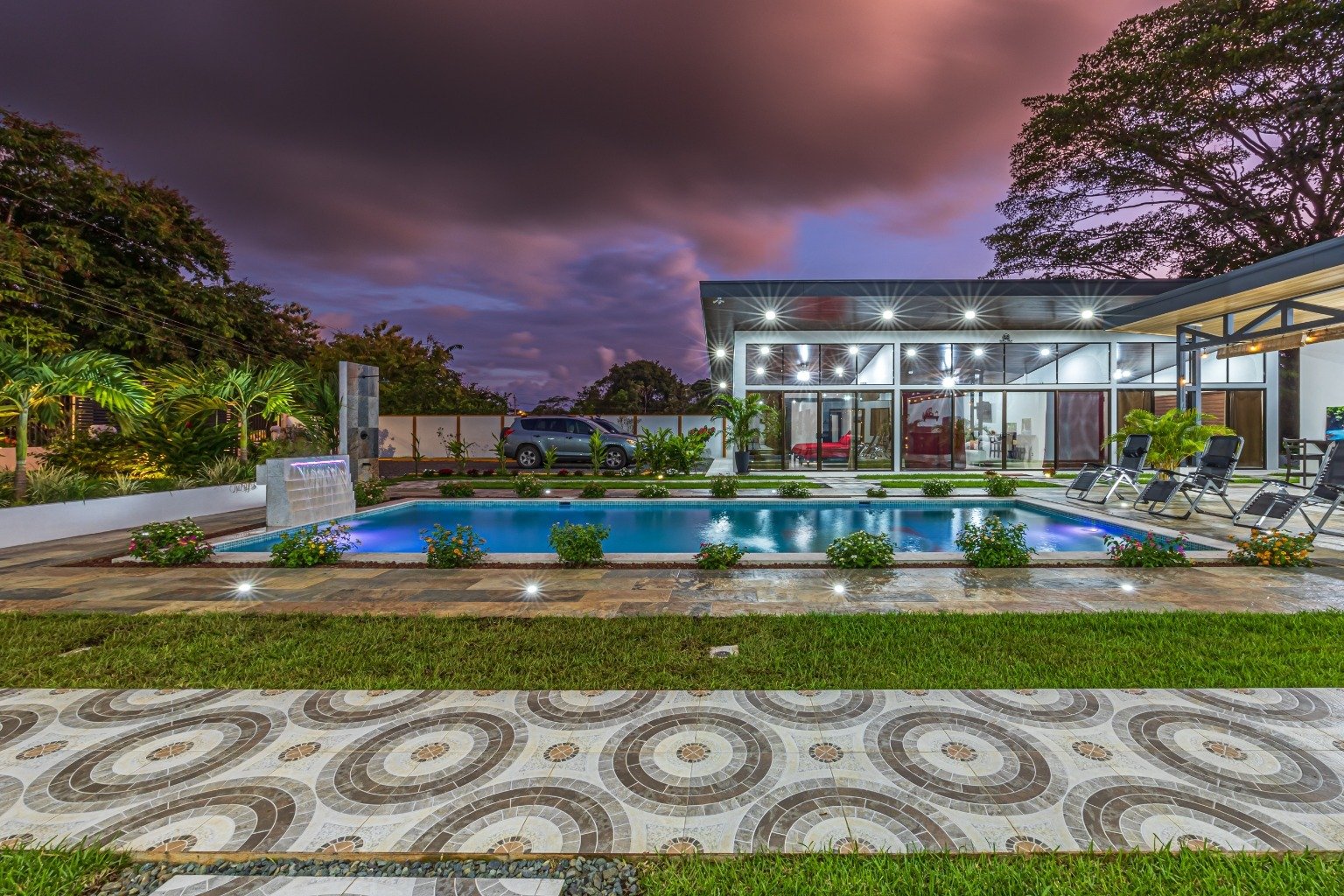 Incredible turnkey investment opportunity, 3 Rental villas, and a 2 Bedroom Home with a large pool.