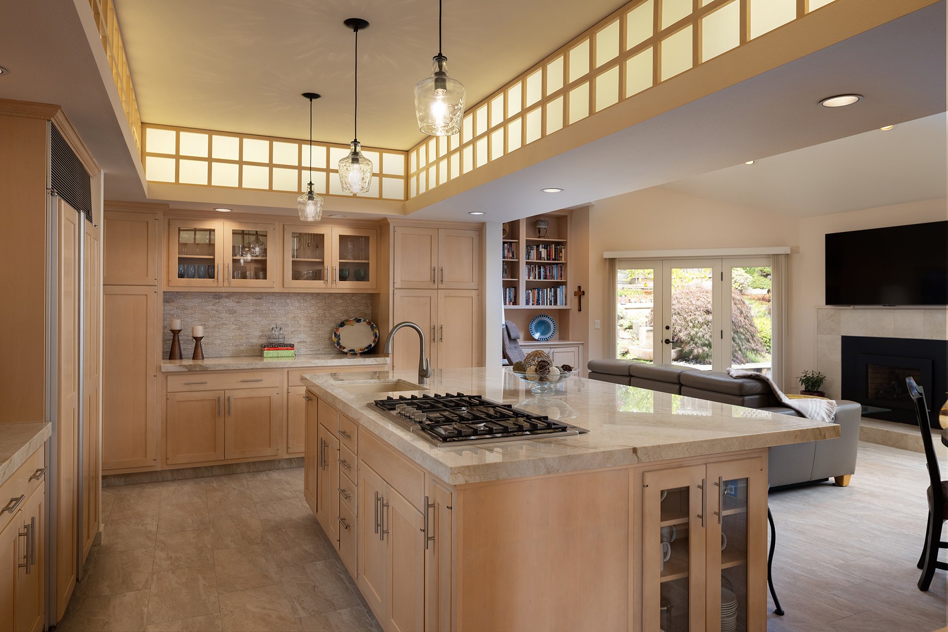 Sunlit Skyline Forest Home