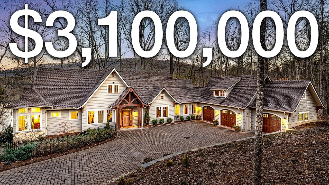 Inside a $3.1M Lakefront Dream Home in Biltmore Lake, NC!