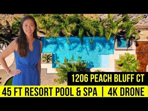 What does a 45 ft Resort Pool & Spa on a ONE ACRE LOT in Henderson look like? $1.6M Estate 4K Drone