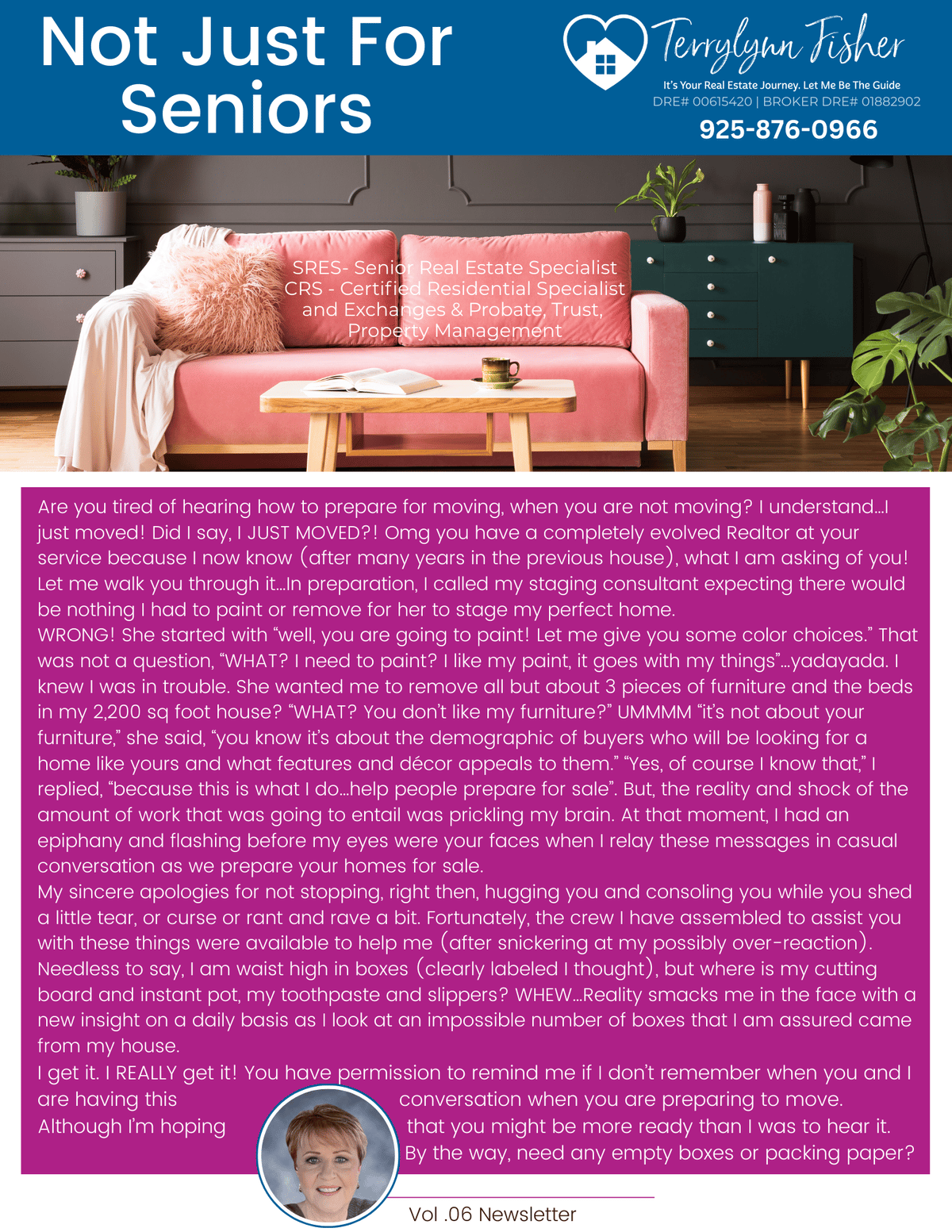 Why Seniors Downsize