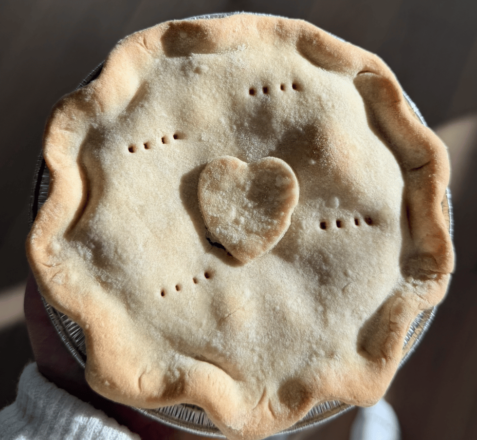 Picture of a pie from Dripping Springs' Farmer's Market