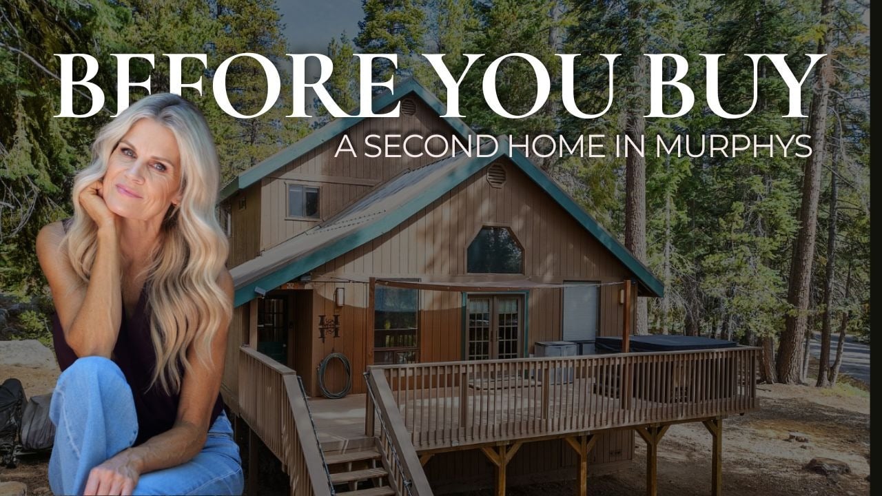 Neriah Davis sharing what buyers should know before purchasing a second home in Murphys, California