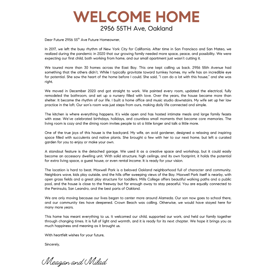 Welcome Home