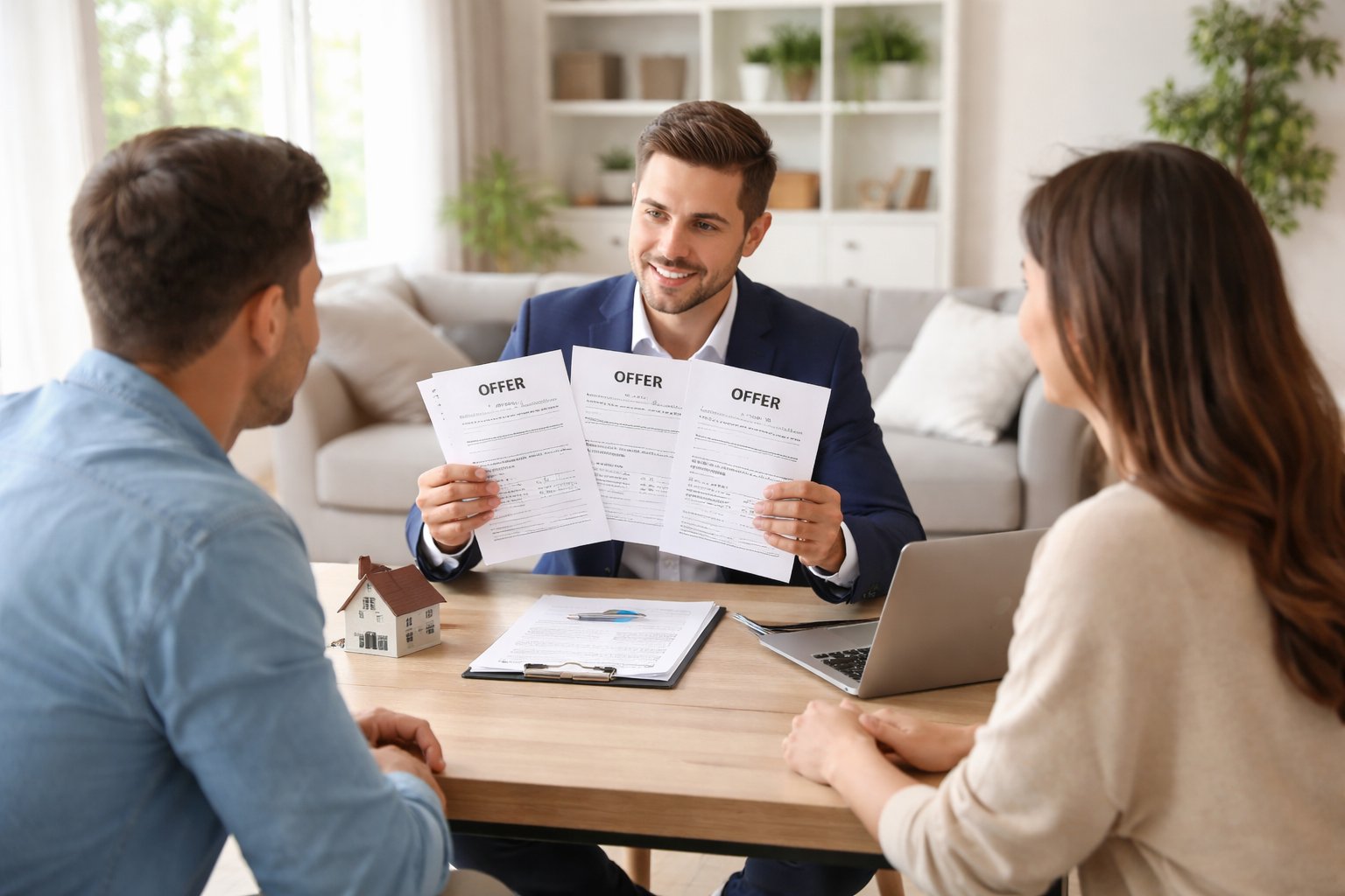 Multiple buyers submitting offers including backup offers on a home in San Luis Obispo County on the Central Coast