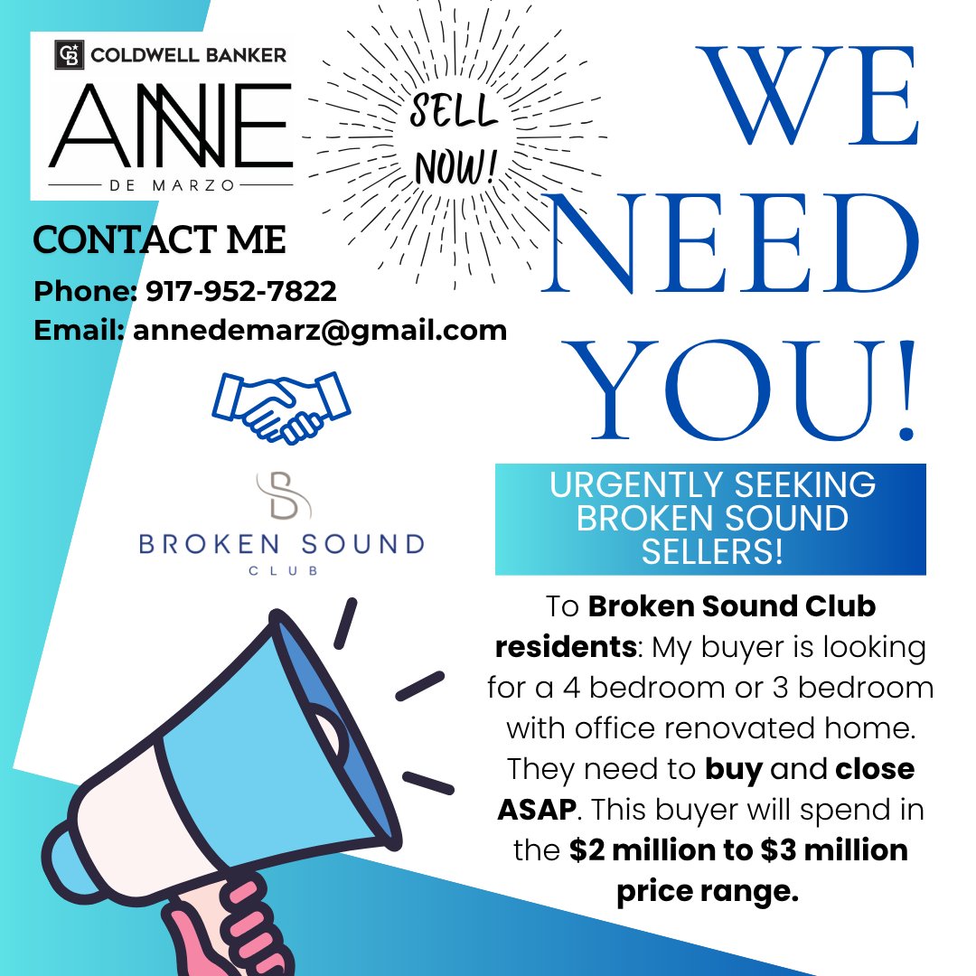 Important Announcement for Potential Broken Sound Sellers