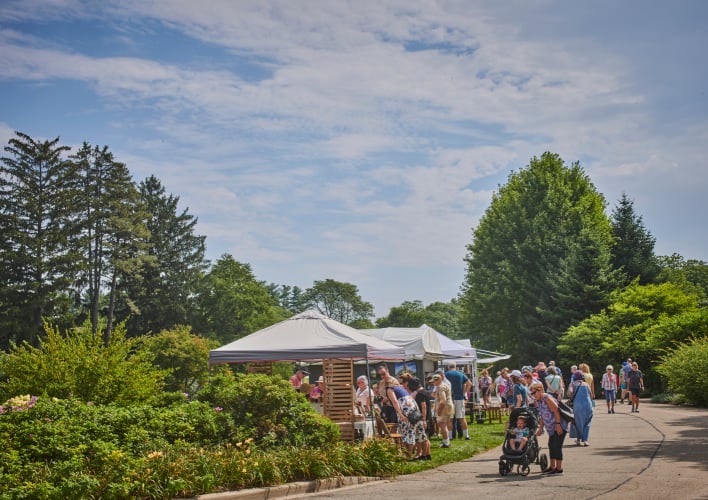 Wine and Art Walk at The Morton Arboretum