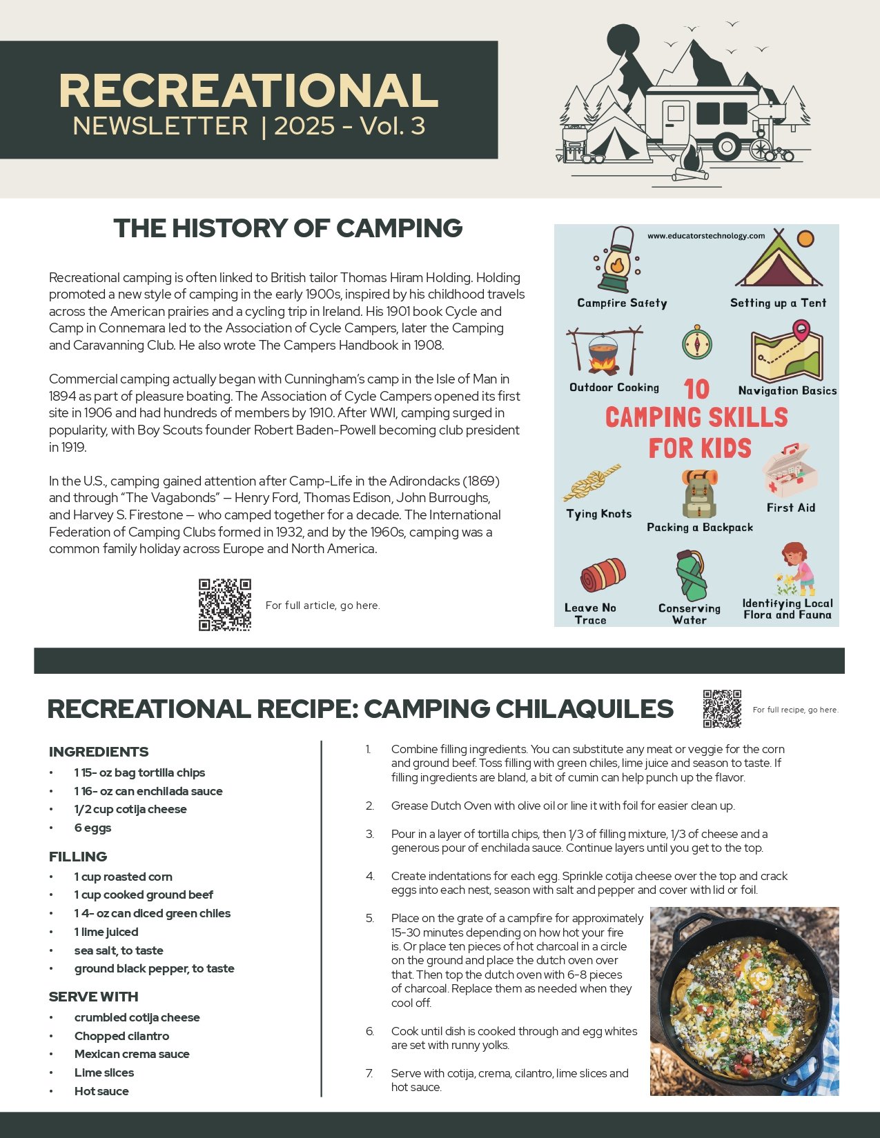 Recreational Newsletter | 2025 - Vol. 3