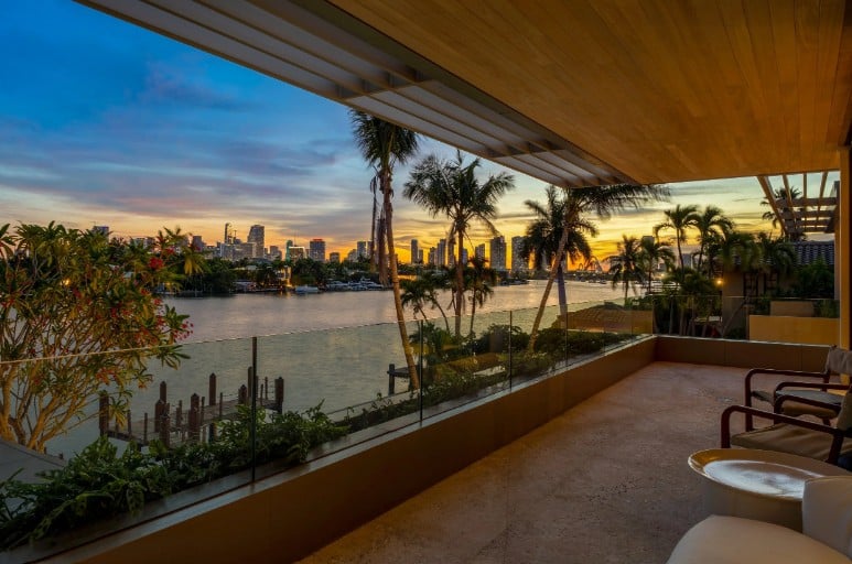 Waterfront Estate on Hibiscus Island Sells For $51.5 Million Setting New Record on Miami Beach's Palm and Hibiscus Island