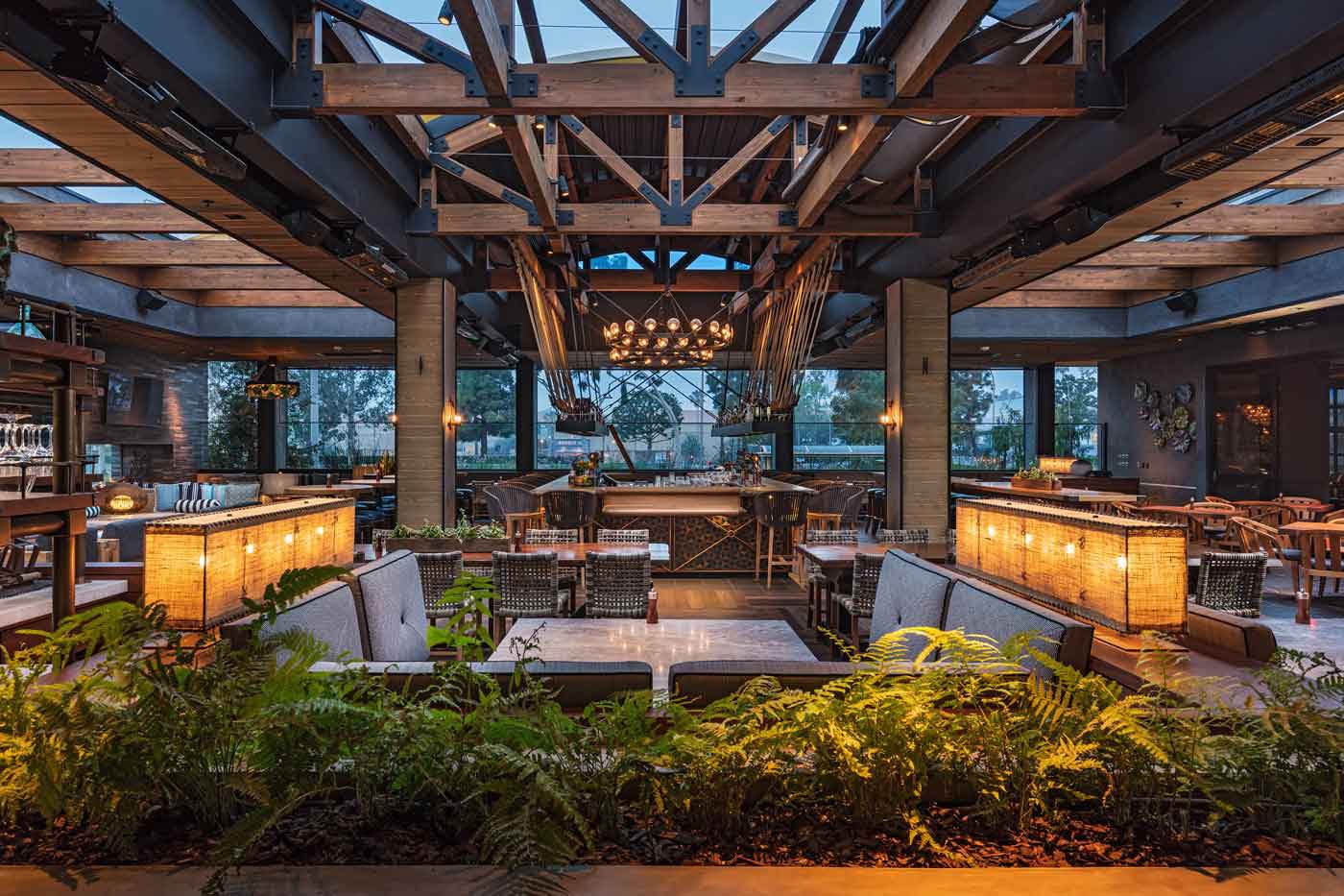 Water Grill seafood tower with oysters and chilled shellfish in Costa Mesa