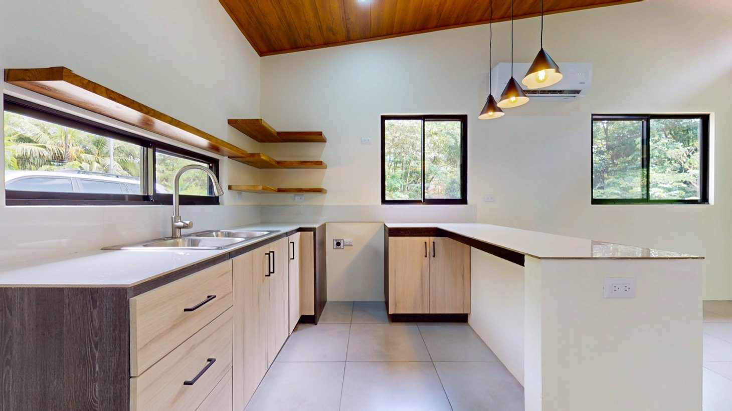 Brand New 2 Bedroom Home on Acreage Backing onto Jungle and Creek