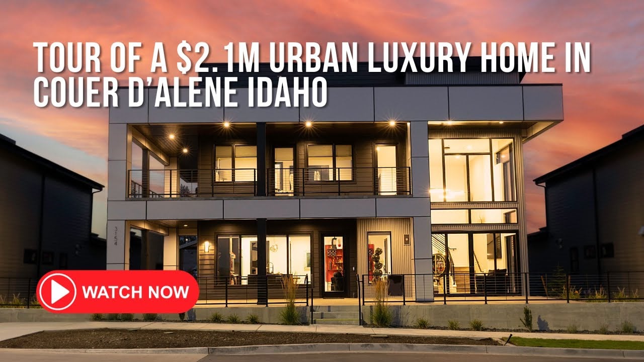 Luxurious Urban Living in Coeur d'Alene, Idaho | Tour Our $2,150,000 Luxury Residence!