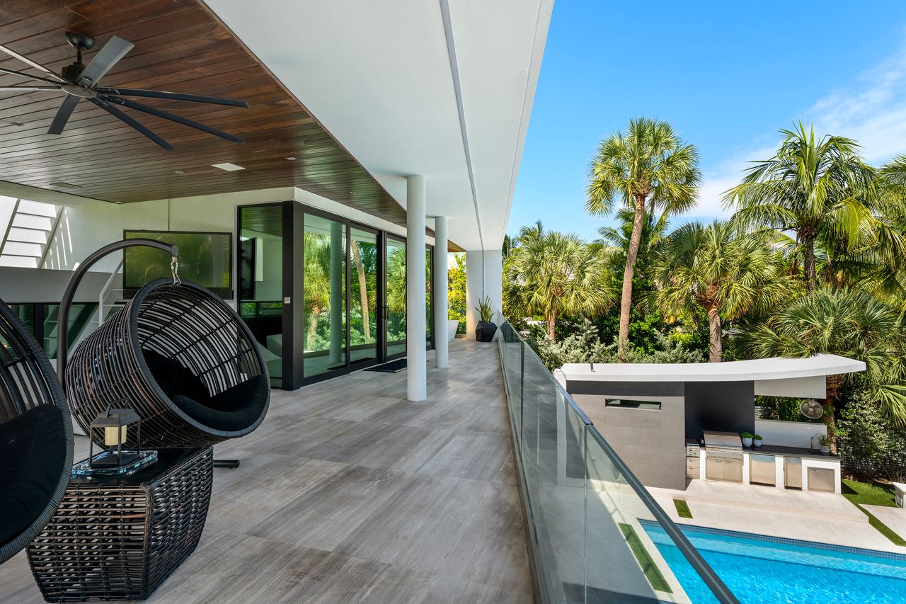 Striking Modern Tri-Level Waterfront Estate