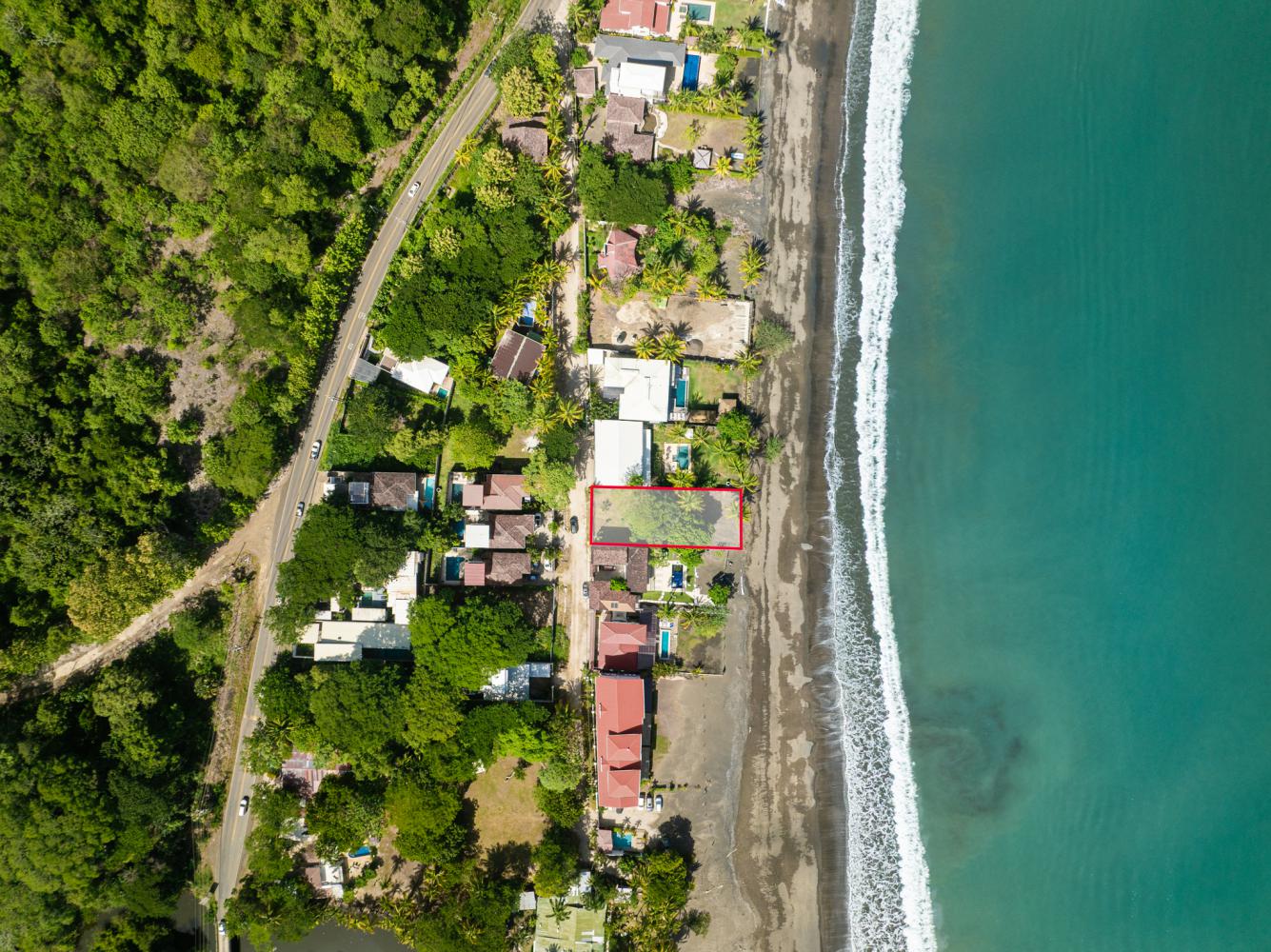 Beachfront Lot for Sale in Potrero Surfside, Costa Rica