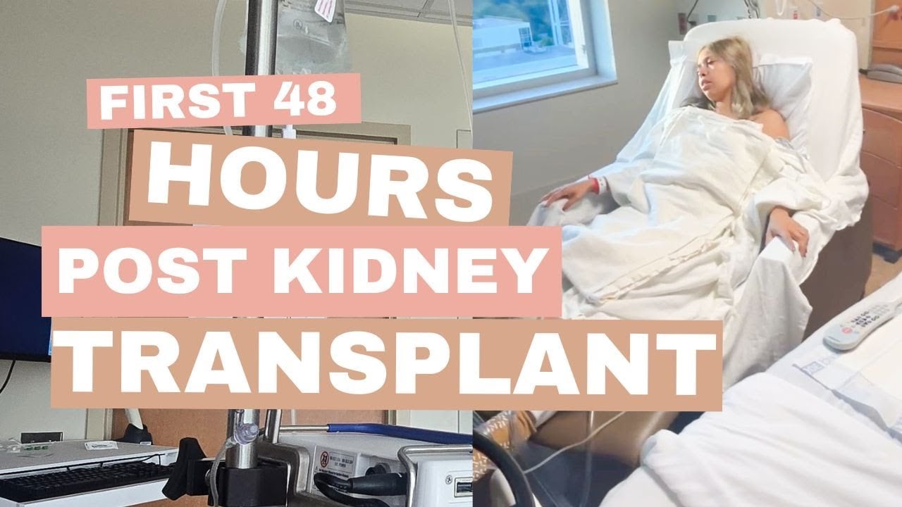 Kidney Transplant Vlog: My First 48 Hours After Surgery (Emotional + Real)