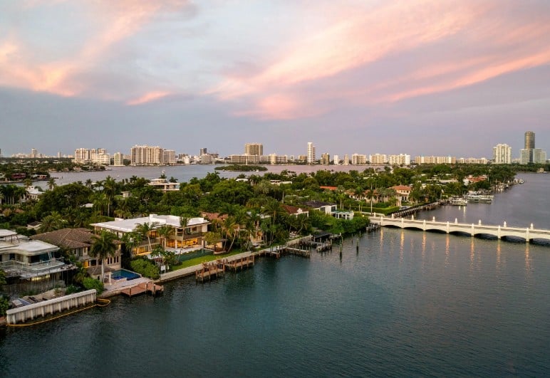 Waterfront Estate on Hibiscus Island Sells For $51.5 Million Setting New Record on Miami Beach's Palm and Hibiscus Island