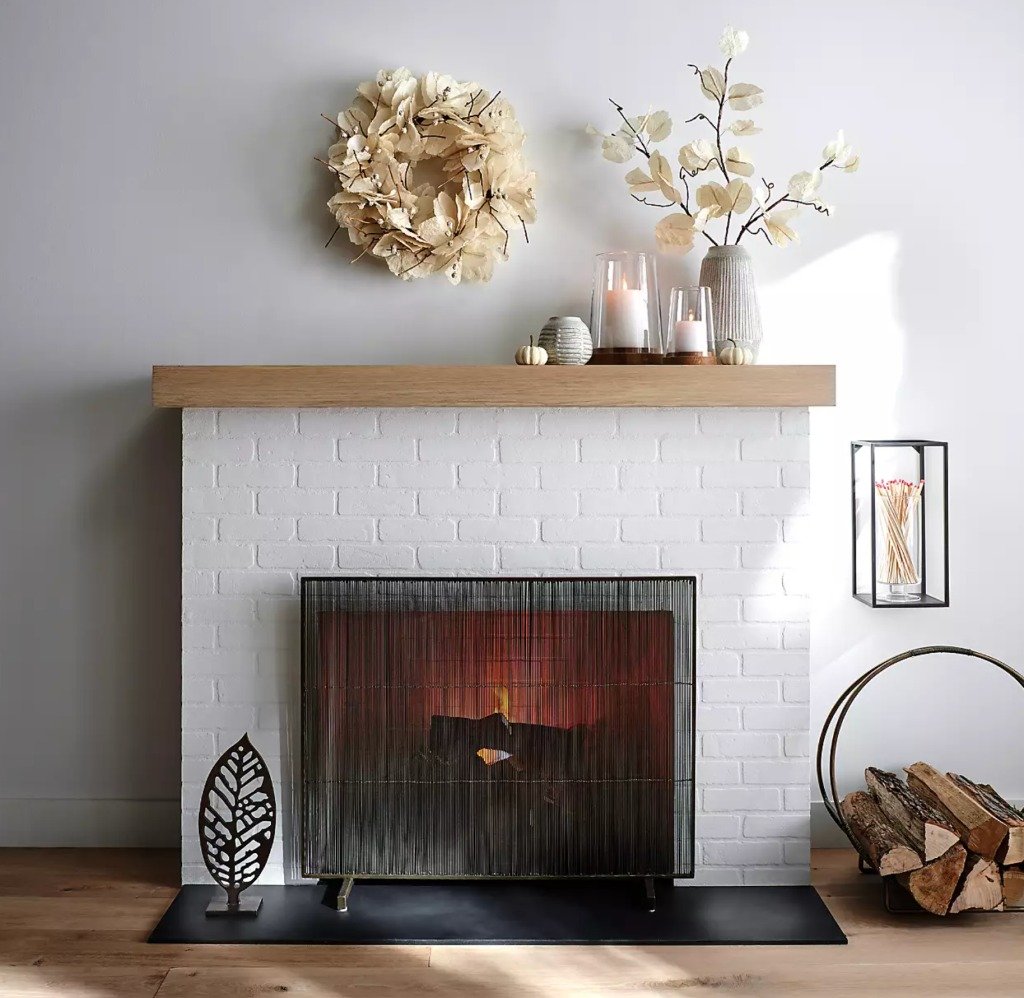 Painted Fireplace With Jolie Paint