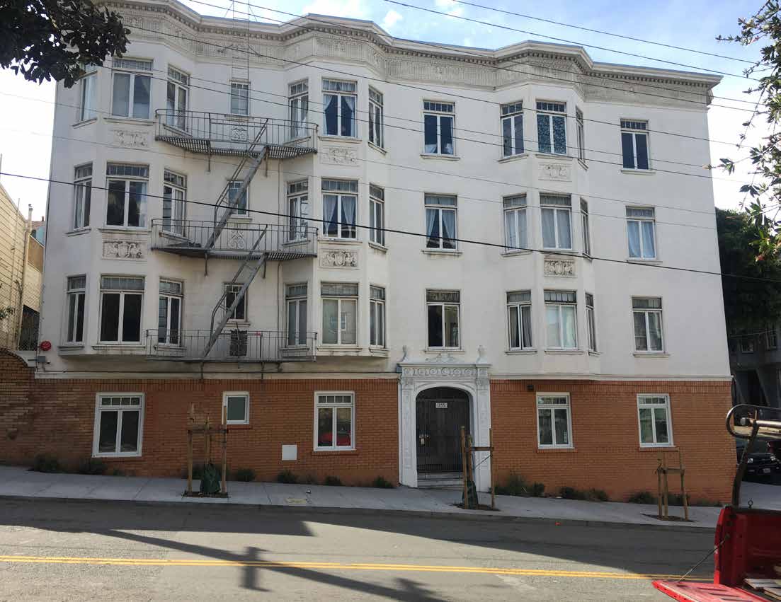11 unit apartment building at 355 Laguna Street in Hayes Valley, San Francisco