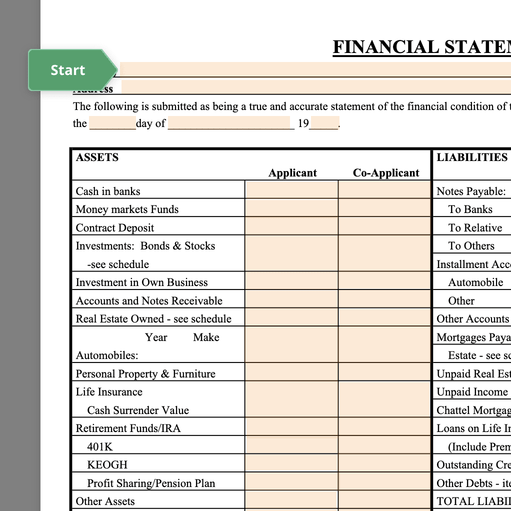 Financial Statement