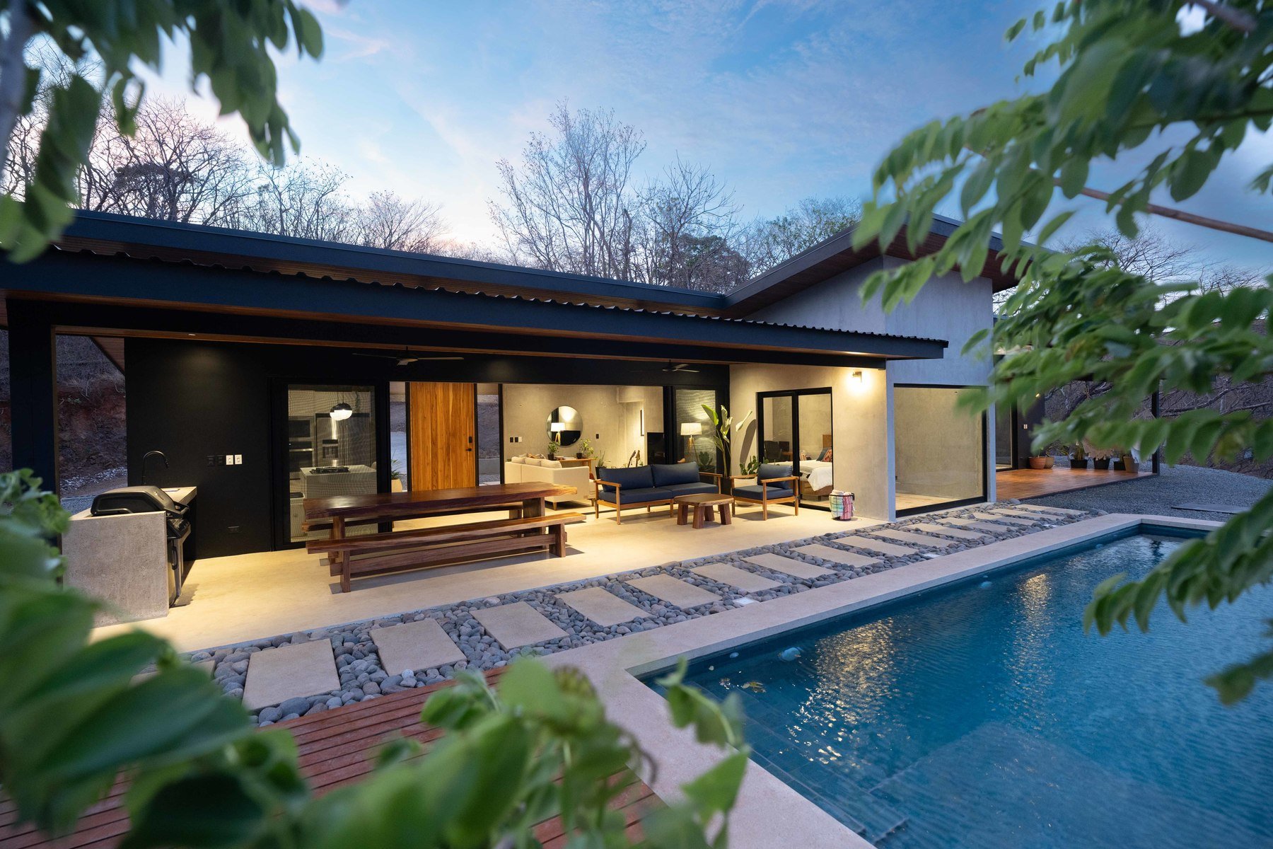 Casa Negra | Modern 3-Bedroom Luxury Home with Pool and Mountain Views near Playa Negra, Costa Rica