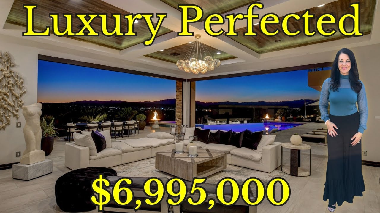  This $6.99 Million Henderson Luxury Home For Sale Will Leave You Speechless - Turnkey Furnished!