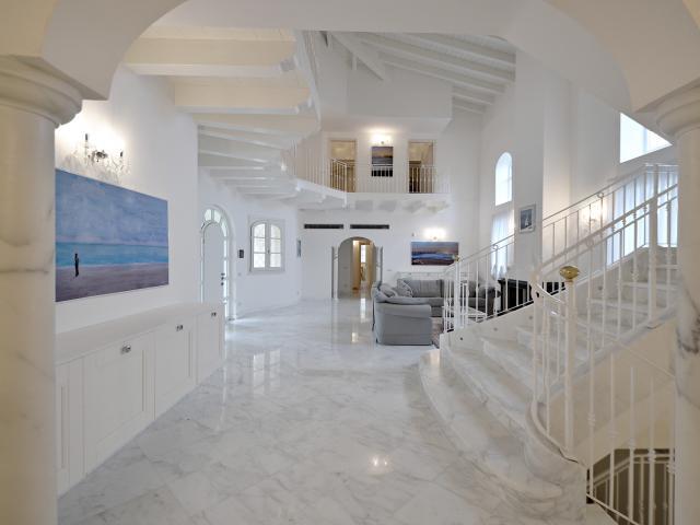 Newly Built Tuscan Villa With Marble Features