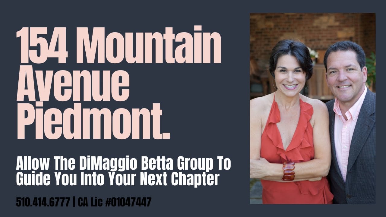 SOLD! DiMaggio Betta Group | 154 Mountain Ave Piedmont, CA USA