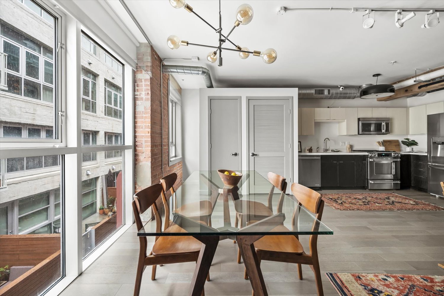 Breathtaking Exposed Brick & Beam Loft at THE BARKER BLOCK