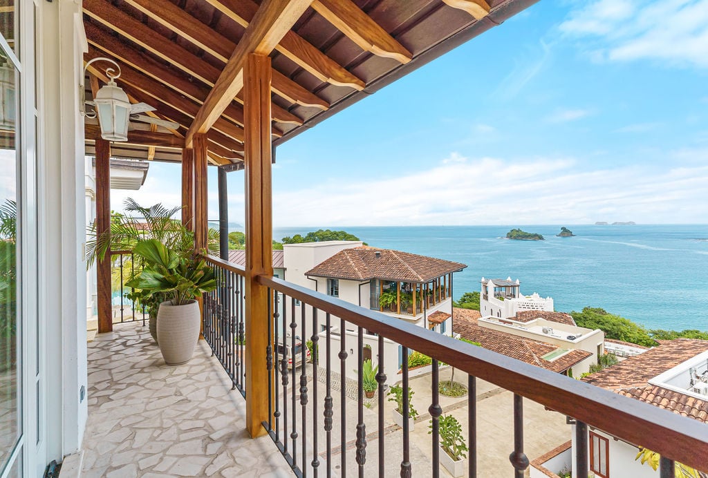 Villa Santorini | Four-level Oceanview Estate Nestled in the Hillside of Las Catalinas—Costa Rica’s Premier Car-free Beach Town.