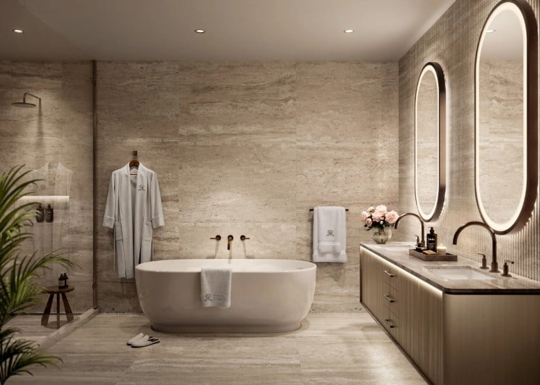  Fortune International Group and Château Group Reveal Full-Floor Oceanfront Spa for Residents at The St. Regis Residences, Sunny Isles Beach, Miami
