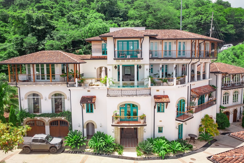 Villa Santorini | Four-level Oceanview Estate Nestled in the Hillside of Las Catalinas—Costa Rica’s Premier Car-free Beach Town.