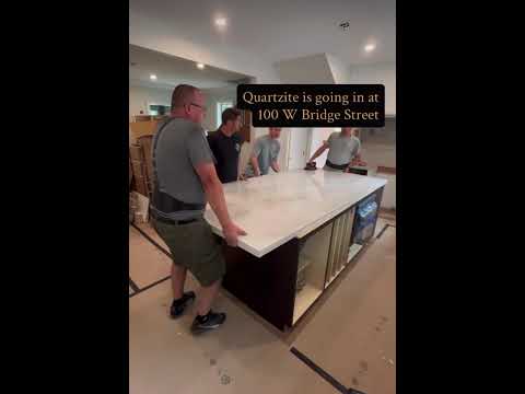 Quartzite Installation at 100 W Bridge St
