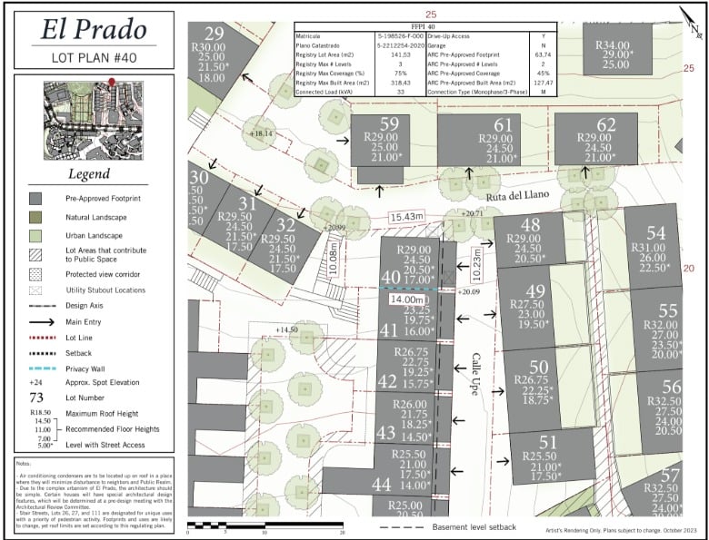 El Prado Lot #40 | Corner Lot Near La Rambla with Optional “Captain’s Dream” Conceptual Design