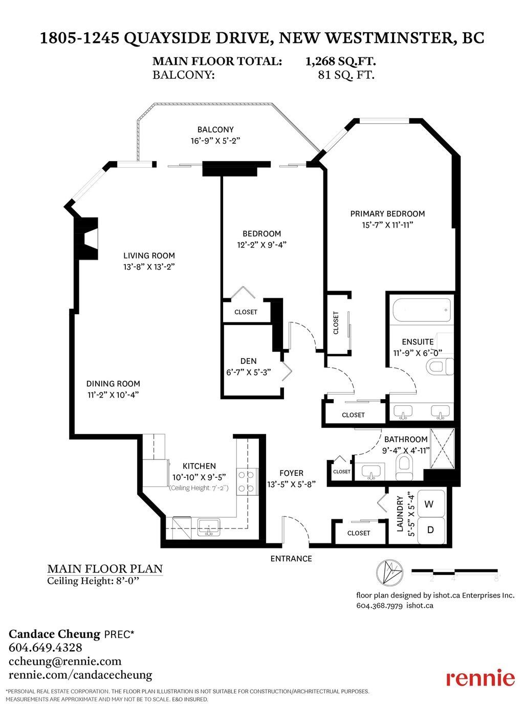 1245 Quayside Dr, #1805