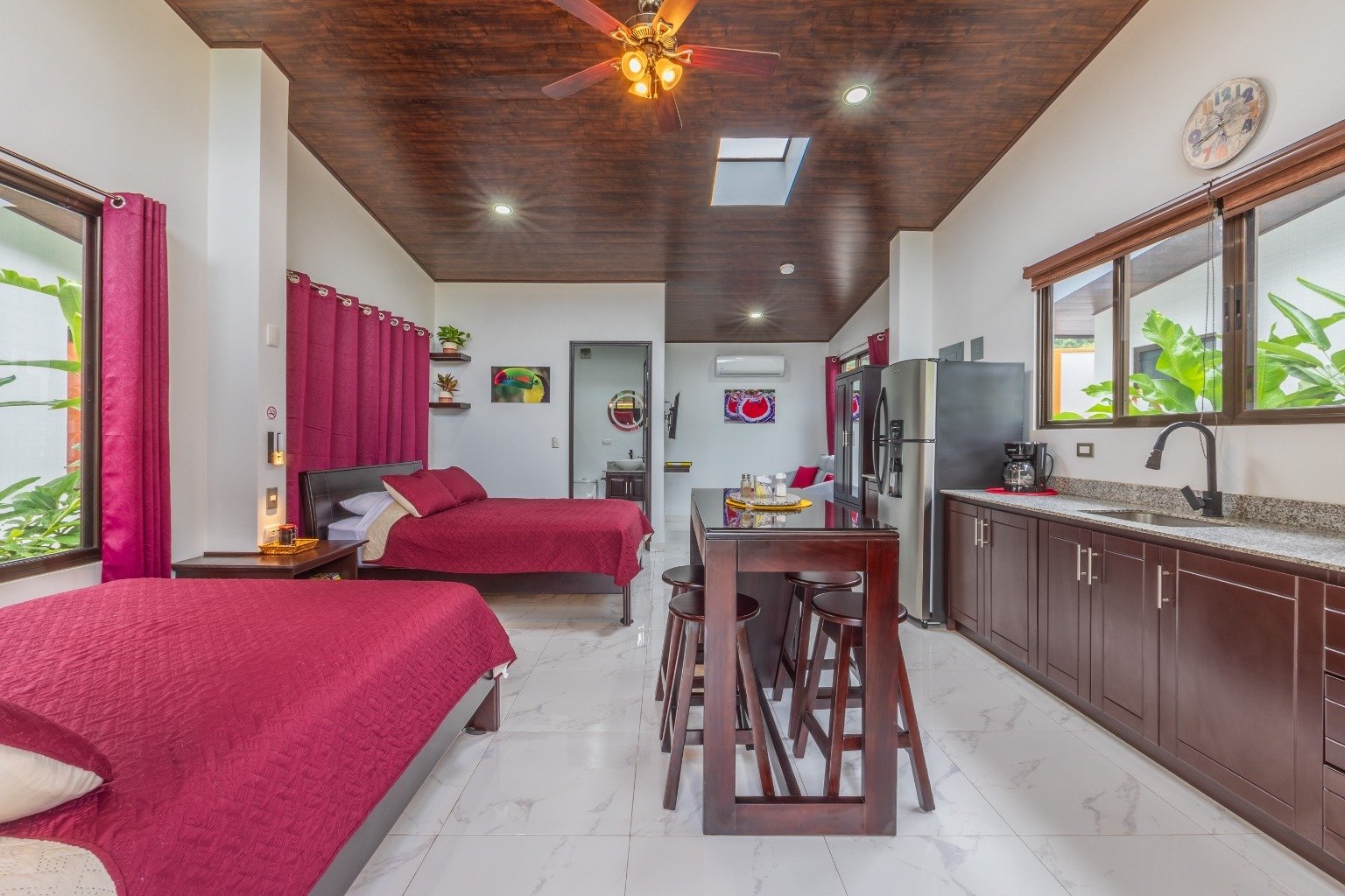 Incredible turnkey investment opportunity, 3 Rental villas, and a 2 Bedroom Home with a large pool.